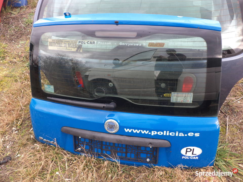 FIAT PANDA 2003 2006 TYLNA KLAPA SZYBA Części samochodowe Turek