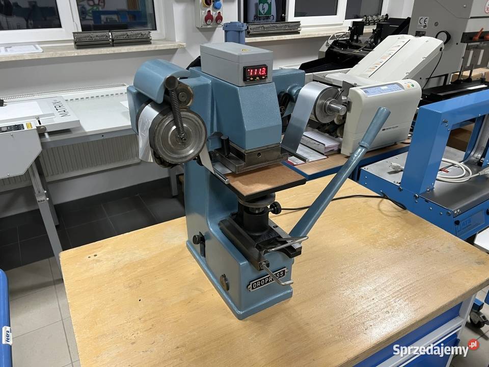 Złociarka Oropress prasa do hotstampingu mazowieckie Radom