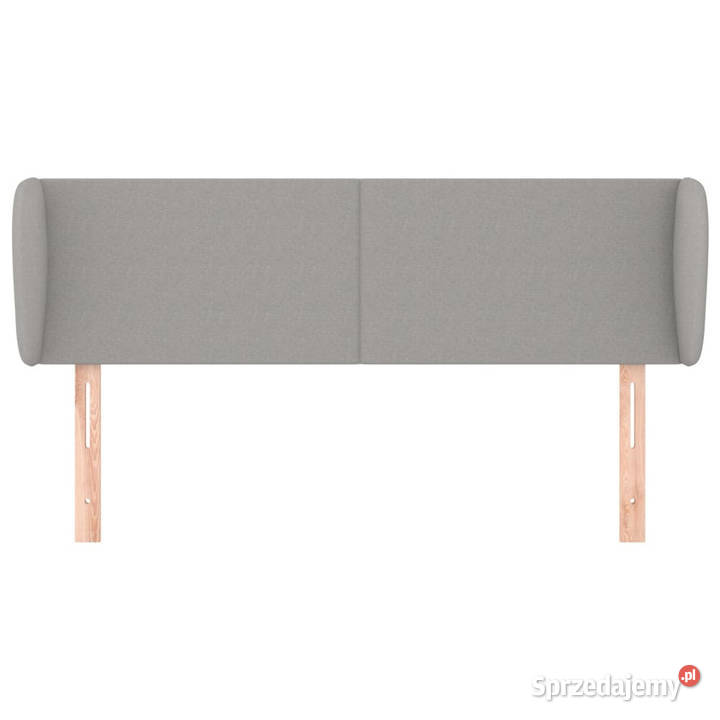 Zagłówek uszak jasnoszary 147x23x7888 tkanina Warszawa