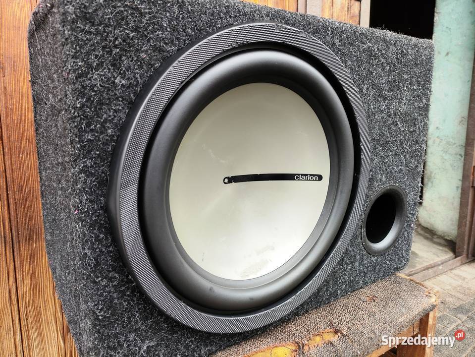 Skrzynia basowa bassowa tuba subwoofer Clarion śląskie Niegowonice