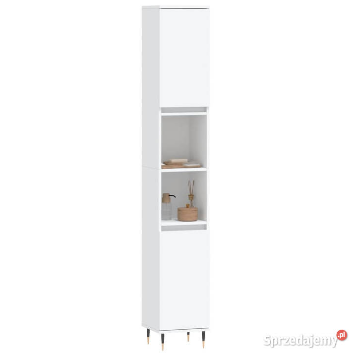 Szafka łazienkowa biała 30x30x190 materiał mazowieckie Warszawa