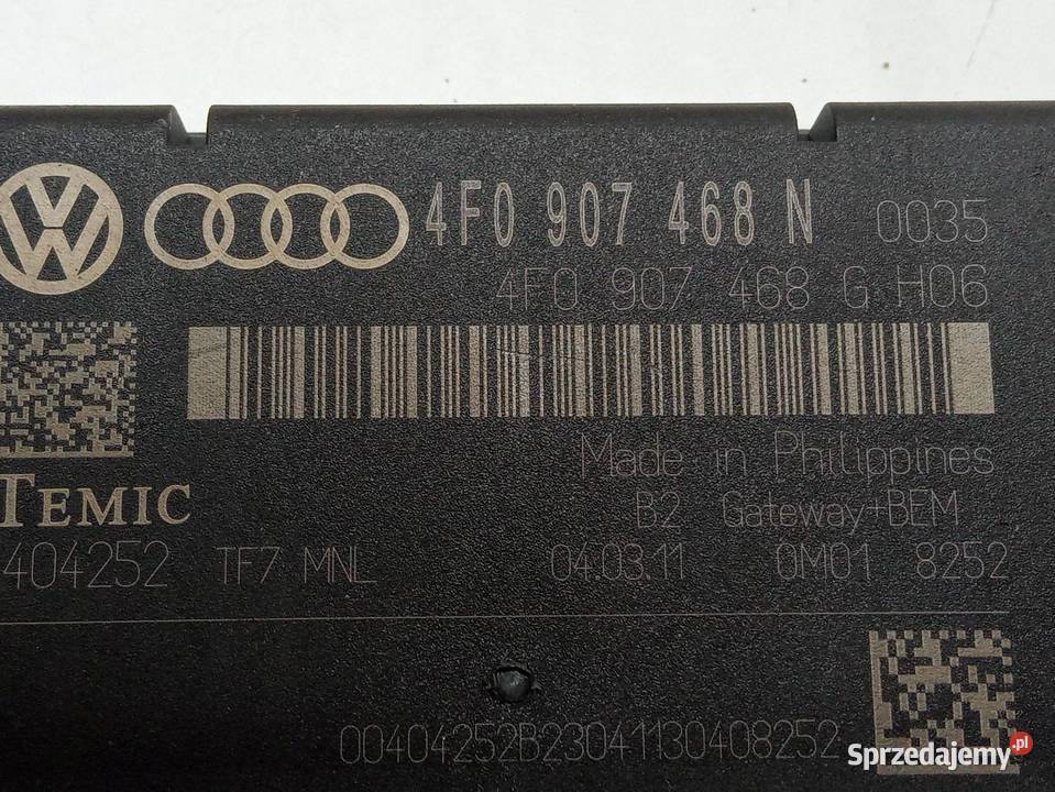 MODUŁ GATEWAY 4F0907468N Audi A6 III 20042011 C6