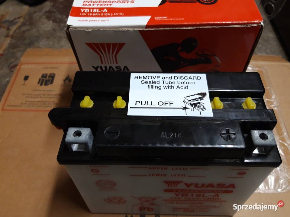 Akumulator rozruchowy Yuasa YB18LA Varta Exide