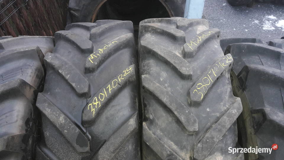 Sprzedam opony 38070 r 24 firma Michelin Opony rolnicze Bochnia sprzedam