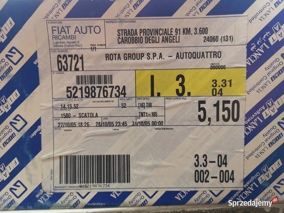AMORTYZATOR PRZÓD FIAT DOBLO 20002005 osobowe lubelskie
