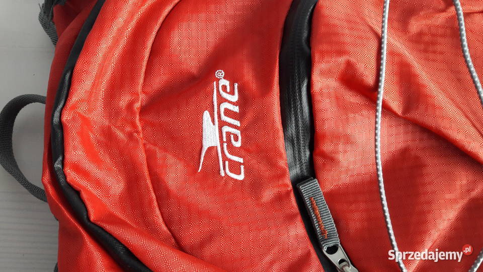 Plecak turystyczny rowerowy Crane czerwony Głuchołazy sprzedam