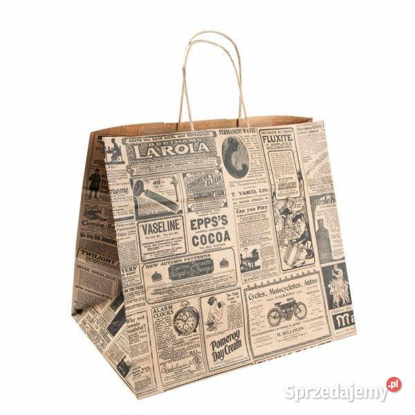 TORBA PAPIEROWE EKO BGS 500 SZTUK 22X14X37 Gastronomia Lublin