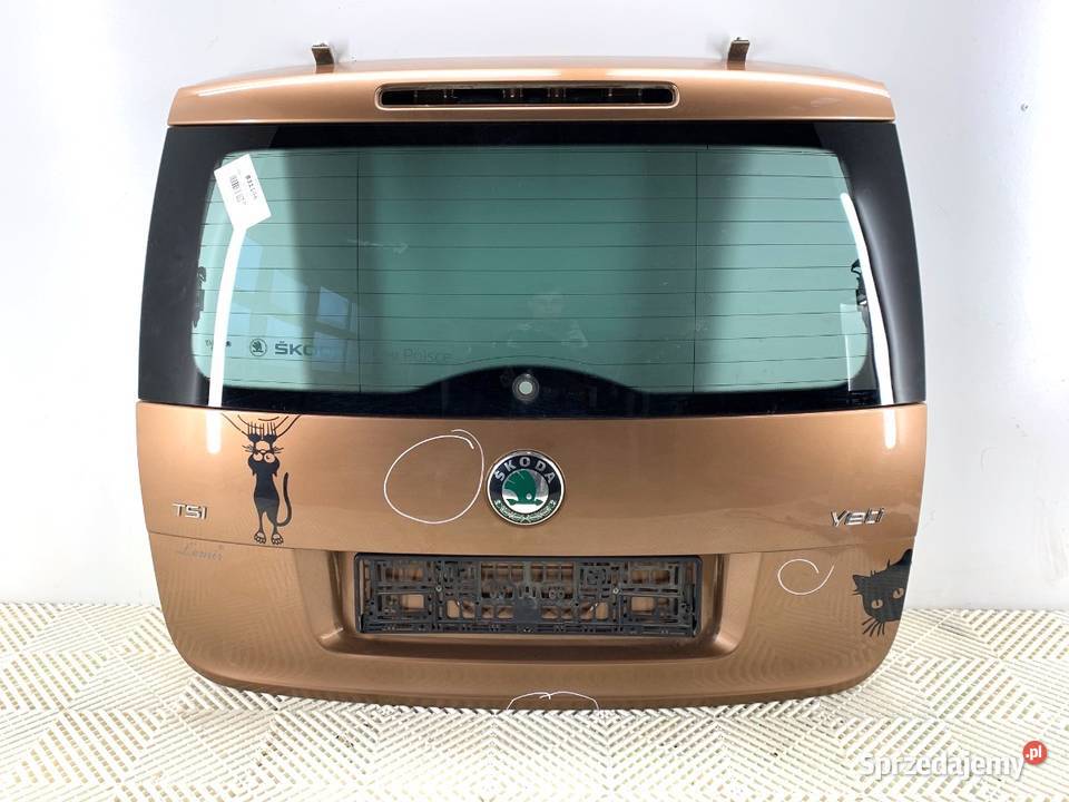 KLAPA TYŁ SKODA YETI Crossover 0917 Oranzova osobowe podkarpackie