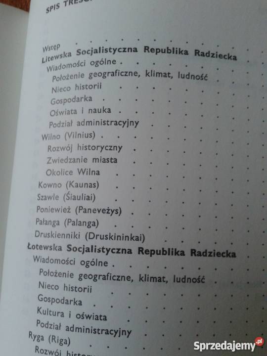 Nadbałtyckie republiki ZSRR przewodnik ŚSpalle Mapy i przewodniki Łódź