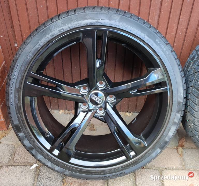 Felgi 19 Audi z oponami zimowymi 4 Continental wielkopolskie