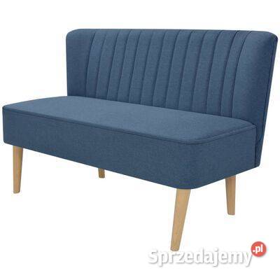 vidaXL Sofa 117x555x77 niebieski