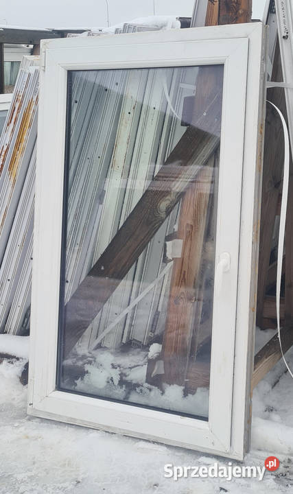 OKNO KacprzaK 81x141 OKNA Używane Plastikowe Okna ścienne Lublin