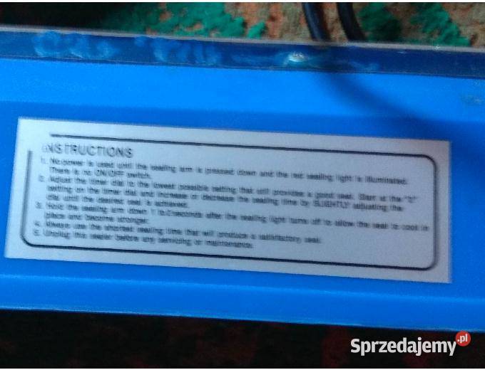 Zgrzewarka ręczna do folii FS400 Góra