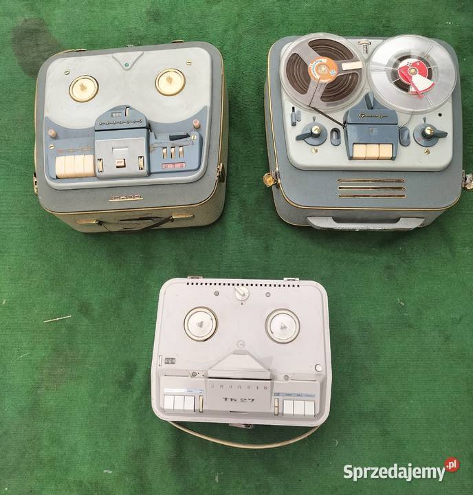 3x magnetofon szpulowy GRUNDIG TK8 TK27 TK30 Audio Leszno