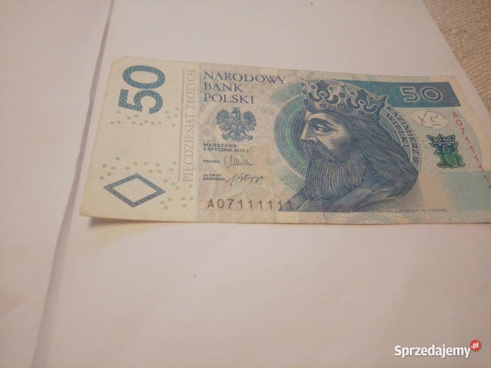 Banknot 50zl AO7111111 Kraków