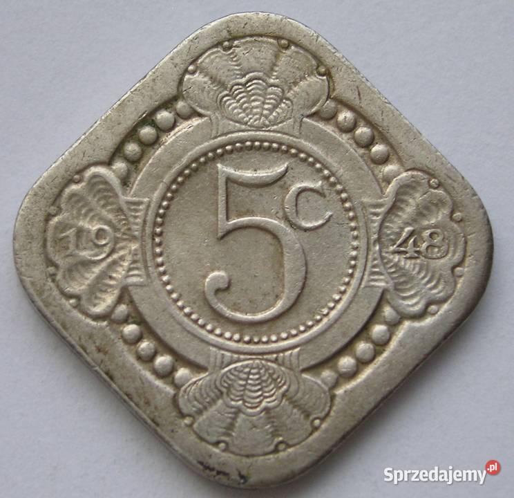 CURACAO 5 CENTÓW 1948 łódzkie Łódź