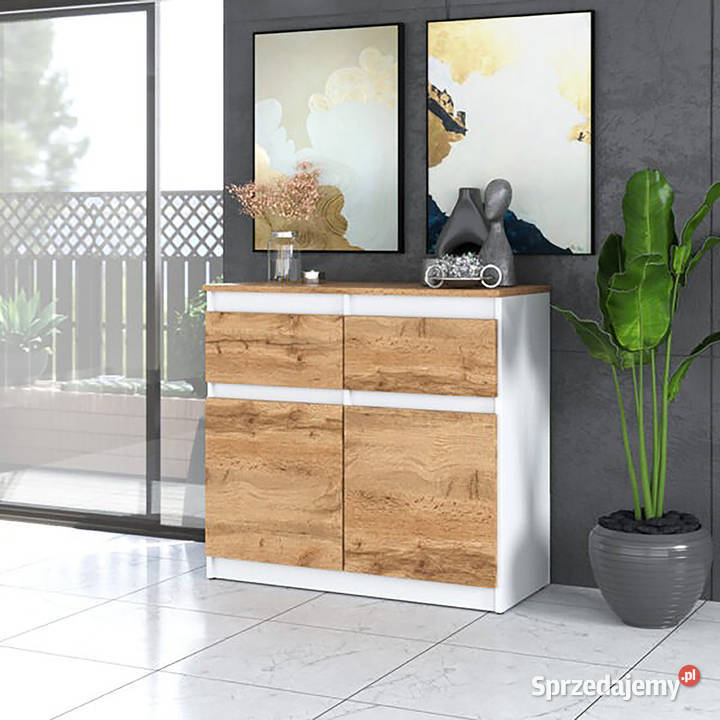 Komoda Oleksa Plus 80 2 Szuflady Nowoczesna 75cm warmińsko-mazurskie Elbląg