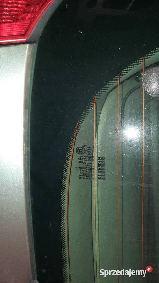 Klapa szyby tyl renault scenic 2 Tylne Marusza