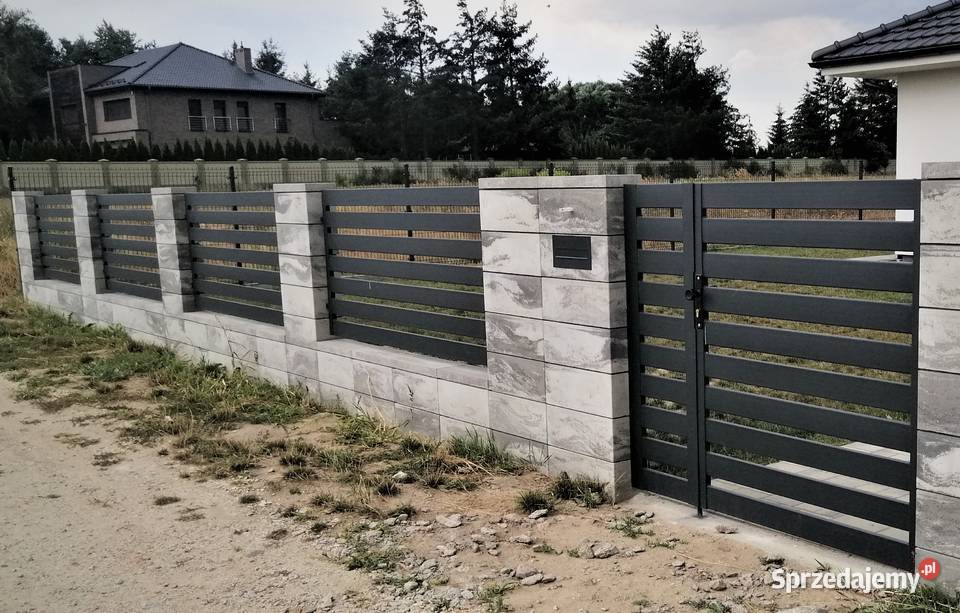 Ogrodzenia płoty kute nowoczesne palisadowe Wlkp metal Poznań