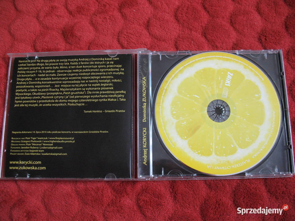 Plasterek cytryny i ja Korycki Żukowska CD Siedlce