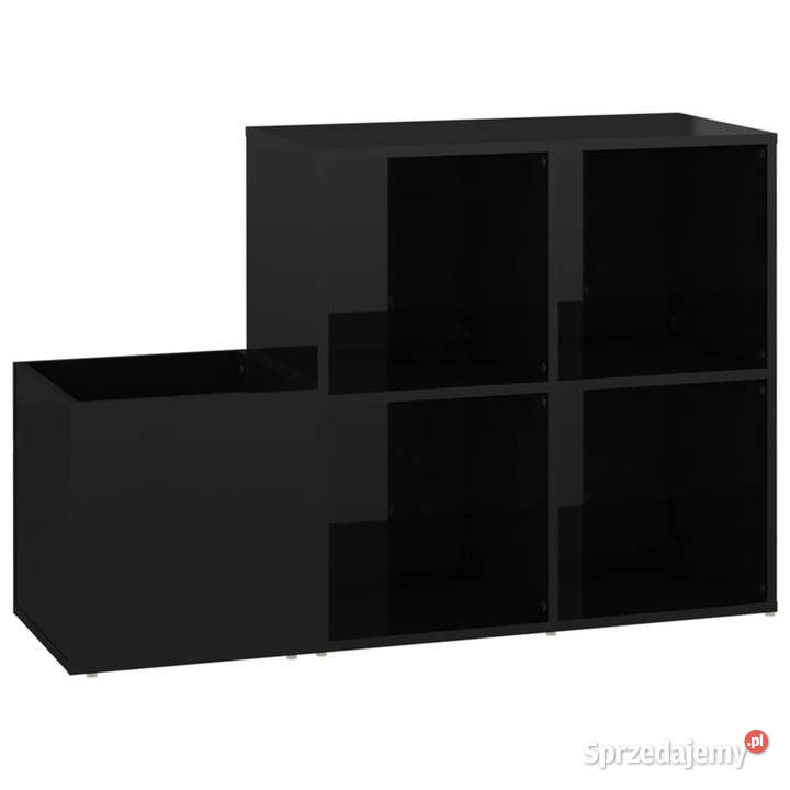 Szafka na buty czarna z połyskiem 105x355x70 Warszawa