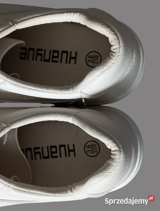 Trampki damskie białe klasyczne niskie Chrzanów