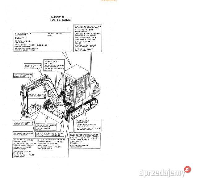 Yanmar VIO45 B12 B17 B50 B22 koparka katalog świętokrzyskie Kielce sprzedam