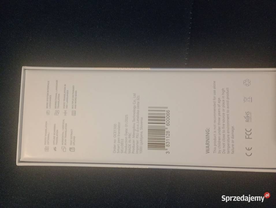 Długopis tłumaczeniowy translations pen Dywity