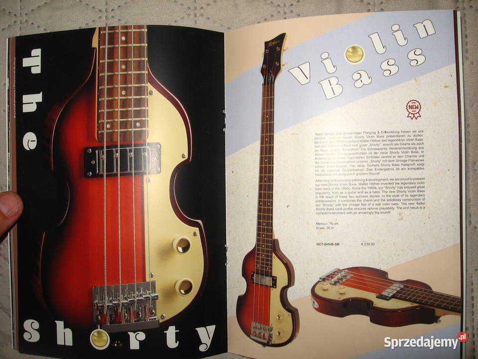 Hofner 2022 2023 guitar catalog katalog gitar pomorskie Kępice