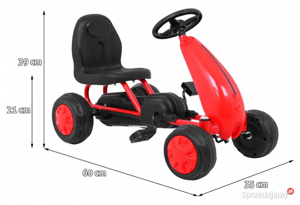 pojazd PIERWSZY GOKART NA PEDAŁY koła auto Myszków sprzedam