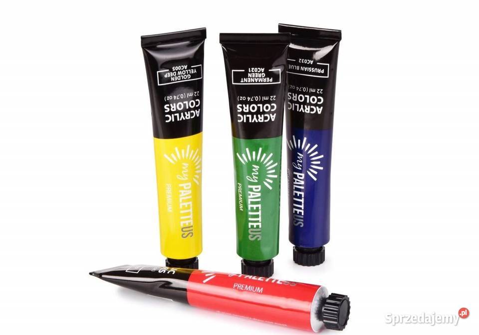 48 XXXL EKSKLUZYWNY ZESTAW farb akrylowych z mazowieckie Warszawa sprzedam