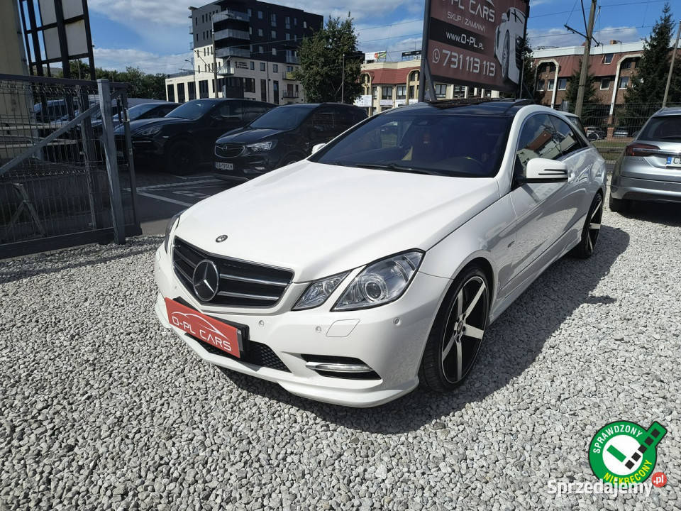 Mercedes E 350 Coupe Brązowe Skóry RADAR Bydgoszcz