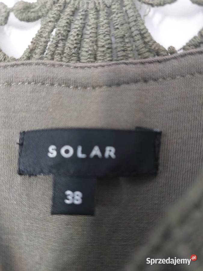 oliwkowa sukienka Solar M 38 sukienka letnia Rozmiar 38(M) wielkopolskie Poznań