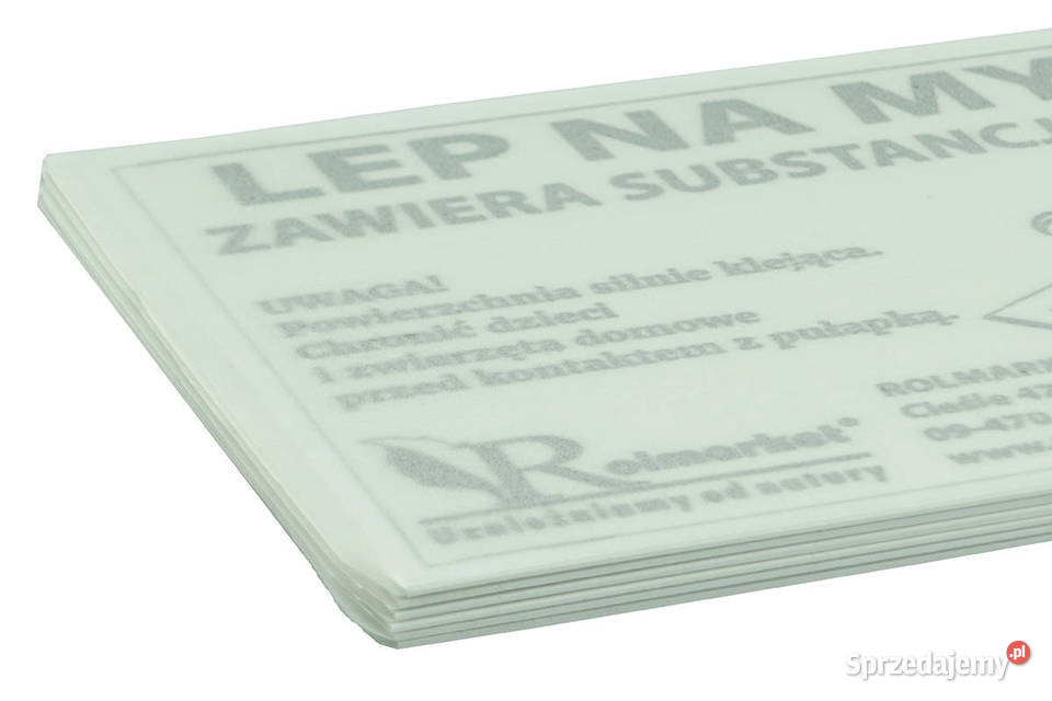 Lep pułapka na myszy z atrakantem wabik lepy mazowieckie Cieśle sprzedam