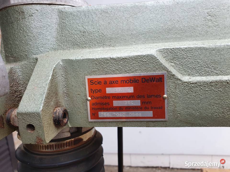 Piła Radialna kapowa DeWalt model 1600S Karsin