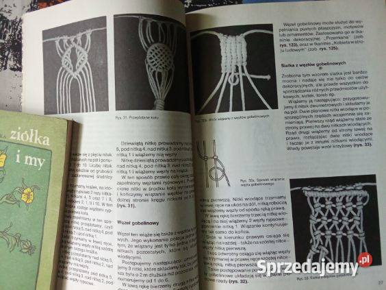 Makrama Brezinova 1987 rekodzieło węzły rękodzieło, biżuteria, szycie Łódź sprzedam