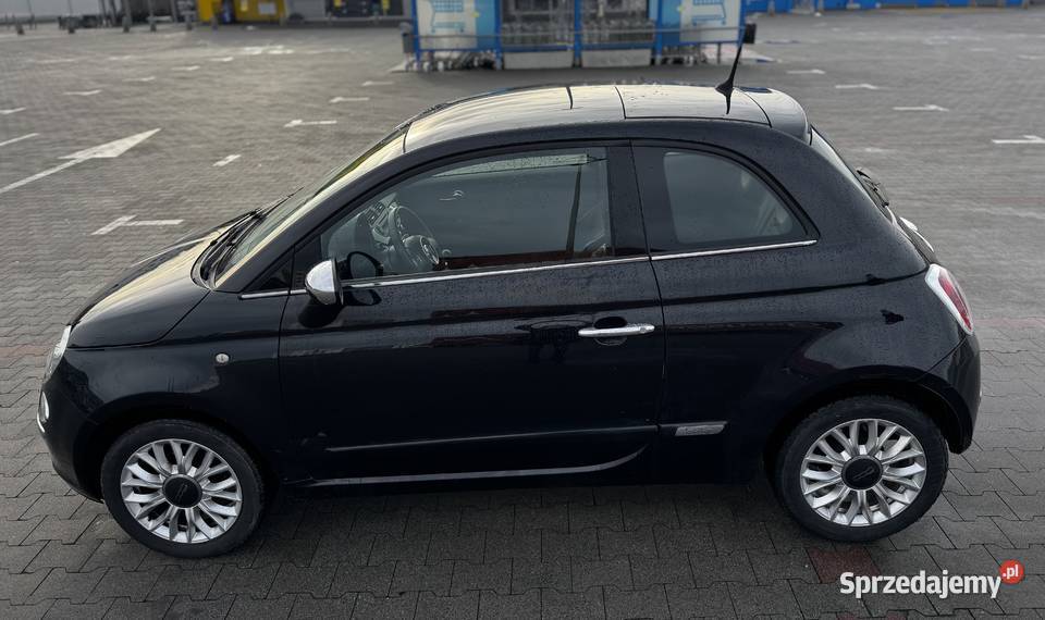 Fiat 500 12 69 szklany dach klima alufelgi wspomaganie kierownicy wielkopolskie