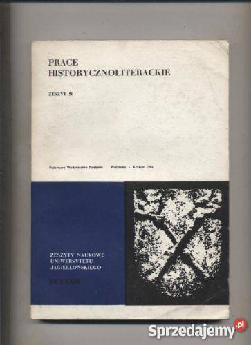 Prace Historycznoliterzckie z50 zachodniopomorskie Szczecin