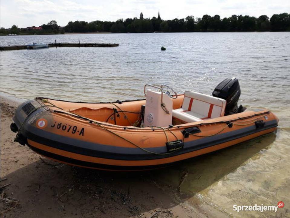 Ponton Motorówka RIB 50 Jezioro Nidzkie Bełdany Sporty wodne Mikołajki