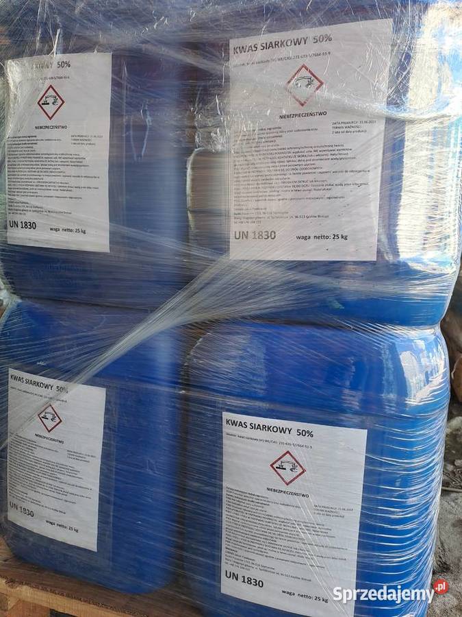 KWAS SIARKOWY 50 regulator pH do zakwaszania Kozłów Biskupi