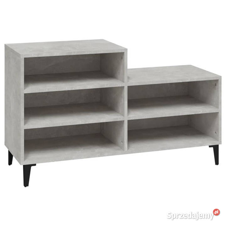 Szafka na buty szarość betonu 102x36x60 WM819736 Warszawa sprzedam