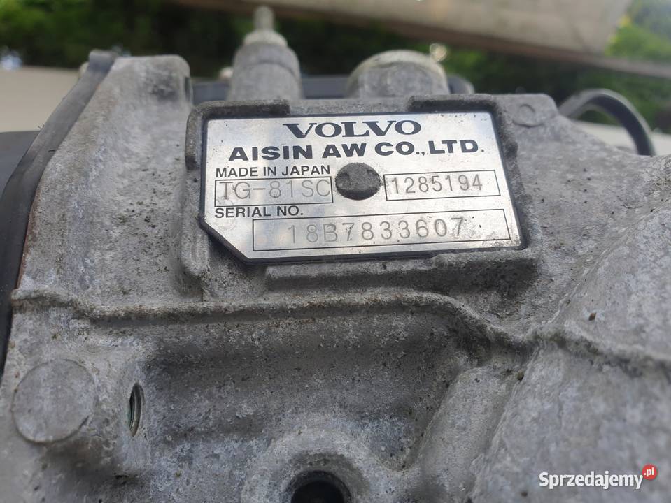 AUTOMATYCZNA SKRZYNIA BIEGÓW Volvo V90 S90 II 20 osobowe Rudka