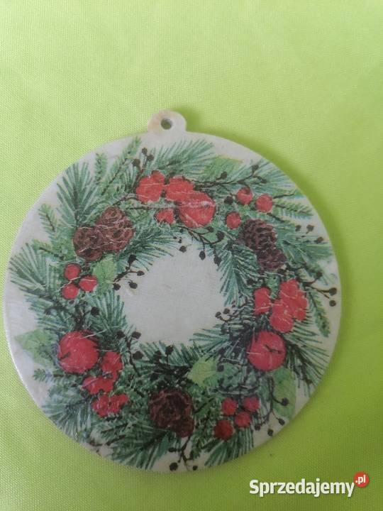 zawieszka zdrewniana 10 świeta świerk Sierpc