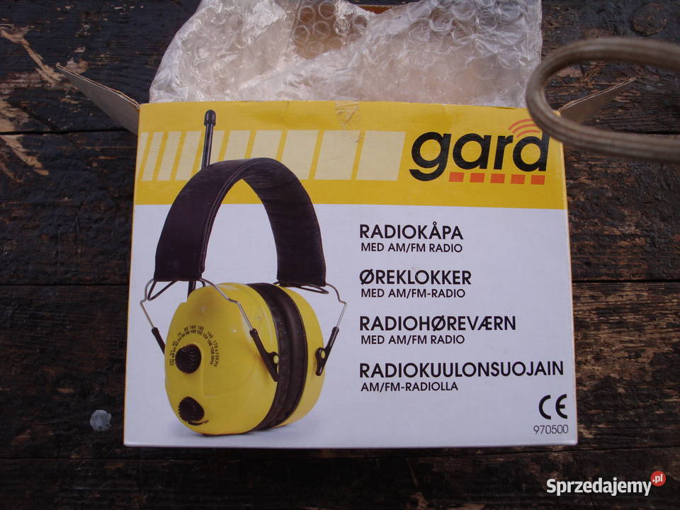 słuchawki bezprzewodowe ochronne z radiem AMFM