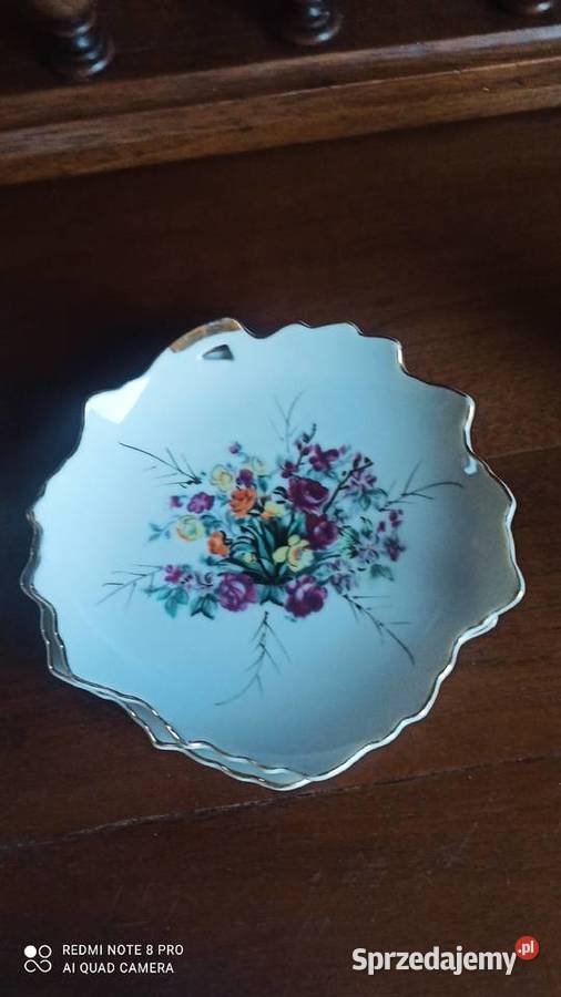 Talerzyk z dziurką Listek Konfiturówka Import Antyki, Sztuka, Kolekcje Gdańsk