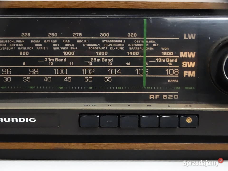 Radio Stołowe Grundig RF 620 Vintage Drewno Biłgoraj