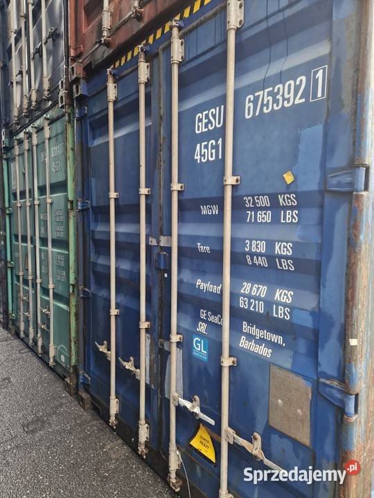 Kontenery morskie magazynowe 40HC Warszawa