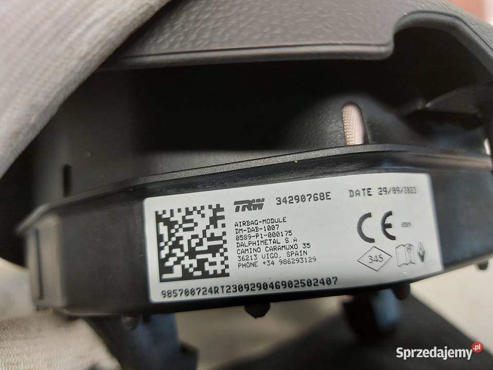 Renault Master III airbag poduszka powietrzna