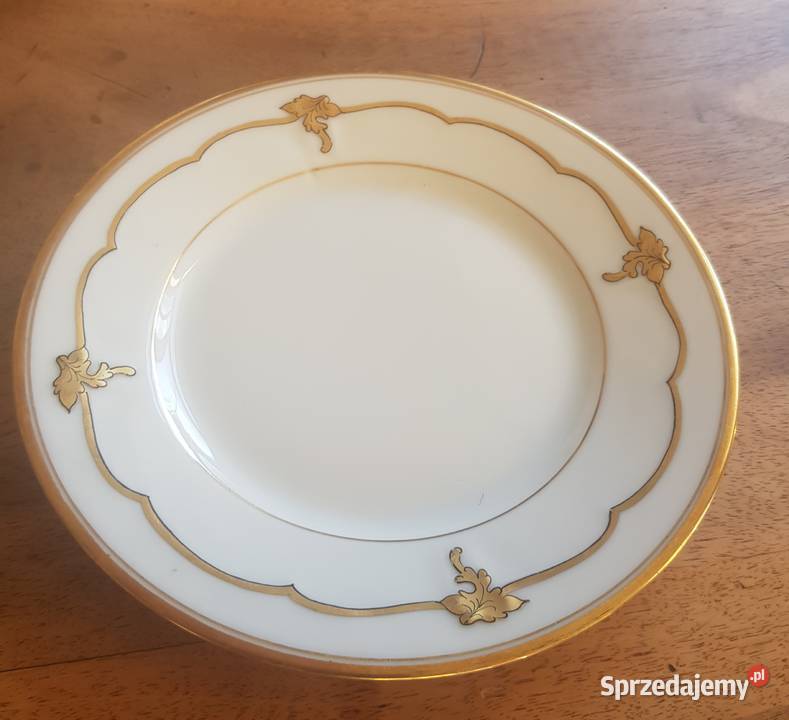 Serwis porcelanowy złocony Koenigeszelt Silesia warmińsko-mazurskie Orneta