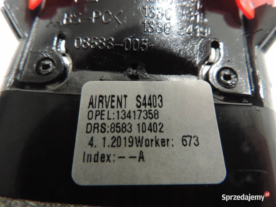 OPEL CORSA D KRATKA NAWIEWU NOWA 13417358